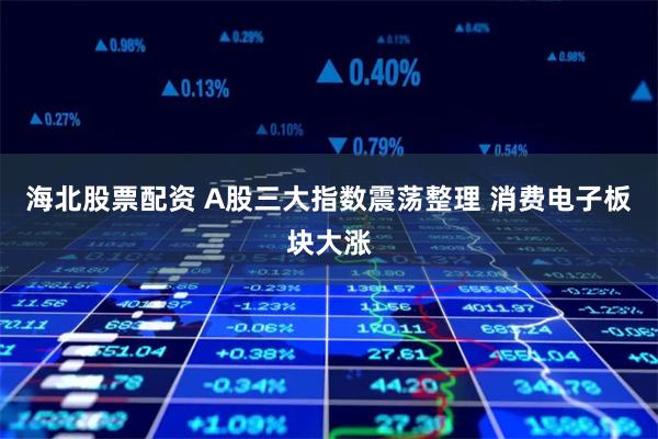 海北股票配资 A股三大指数震荡整理 消费电子板块大涨